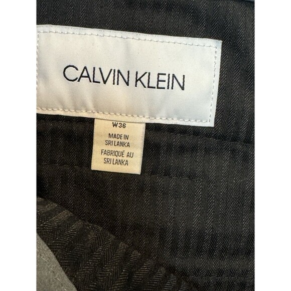 Calvin Klein Men's Infinite flex 9-inch Gray Chinos W36 - Picture 4 of 5